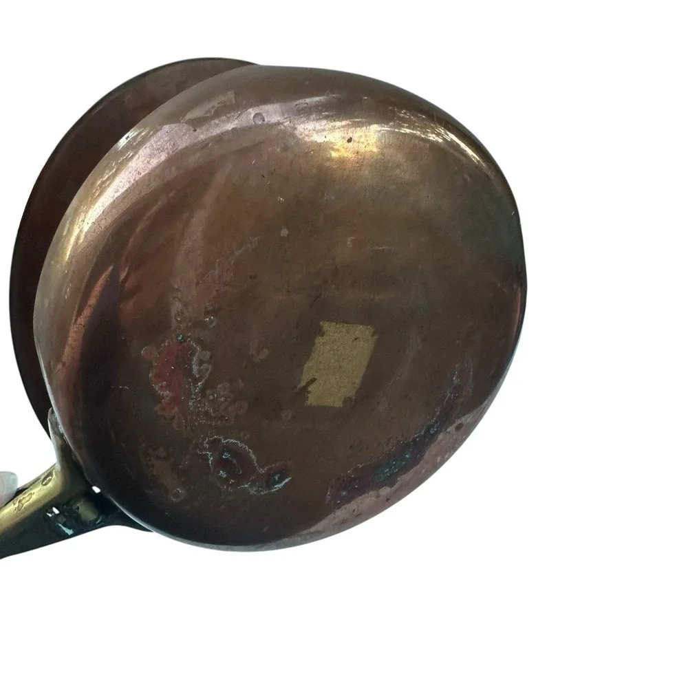 Mid Century MCM Copper Brass with‎ Wood Handle Silent Butler 7